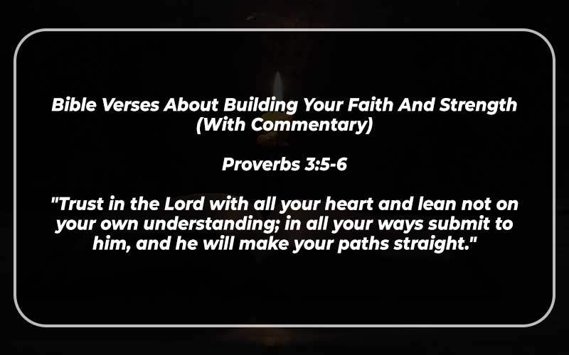 Bible Verses About Building Your Faith And Strength