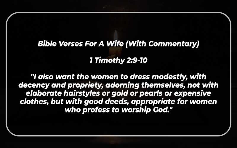 Bible Verses For A Wife