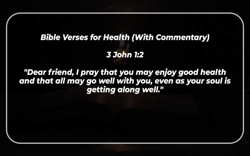 Bible Verses for Health