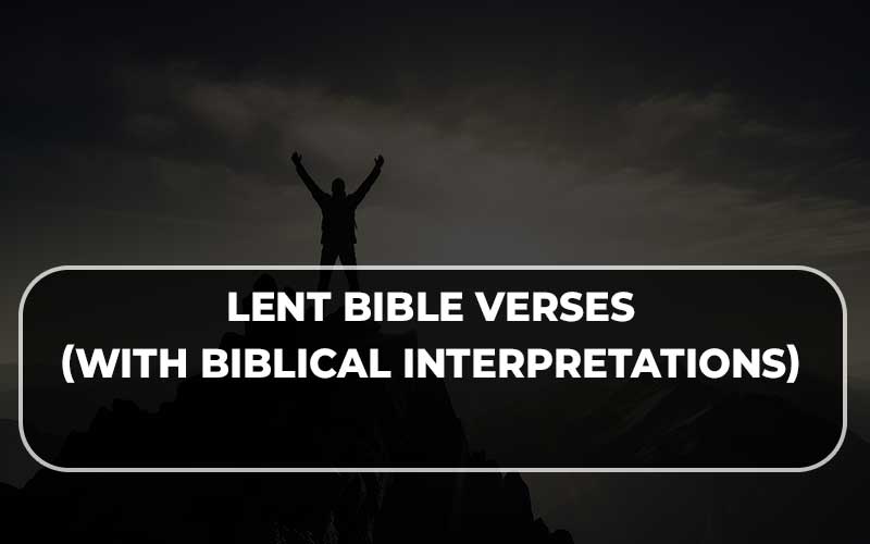 Lent Bible Verses