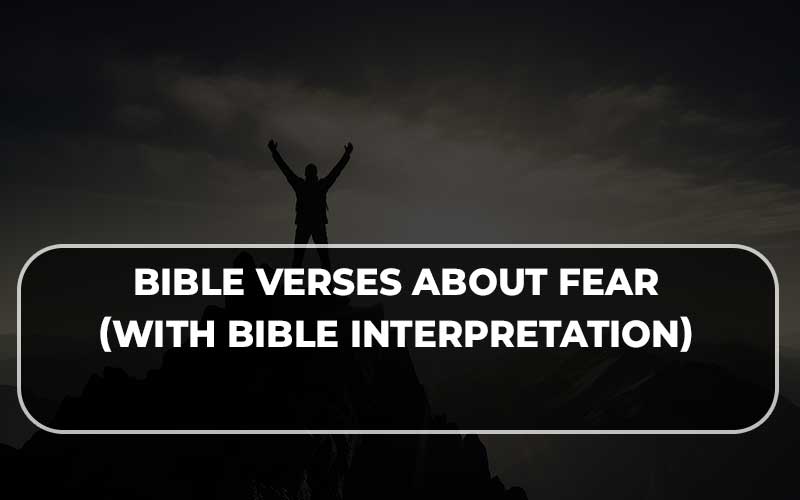 Bible verses about fear