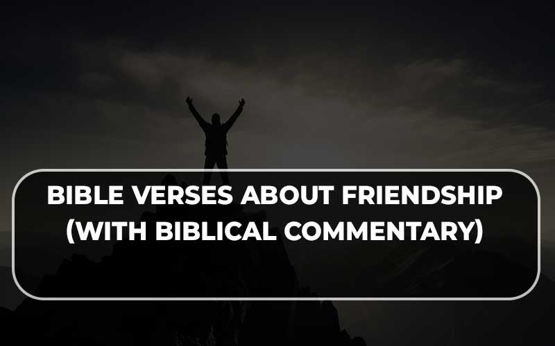 Bible verses about friendship