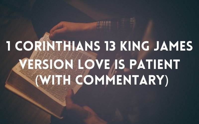corinthians 13 love is patient
