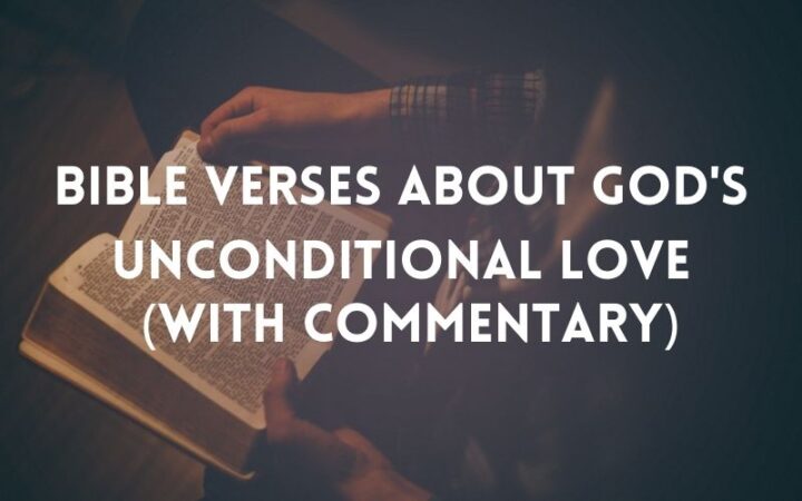 bible verses about god's unconditional love