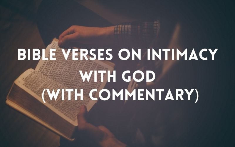 bible verses on intimacy with god