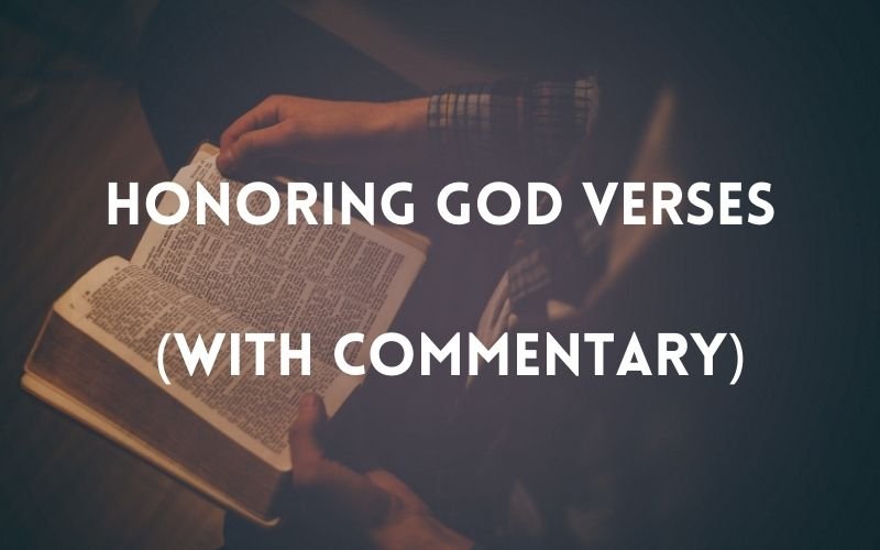 honoring god verses