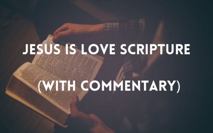 jesus is love scripture