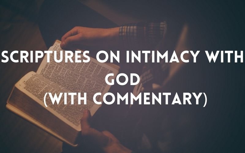 scripture on intimacy with god